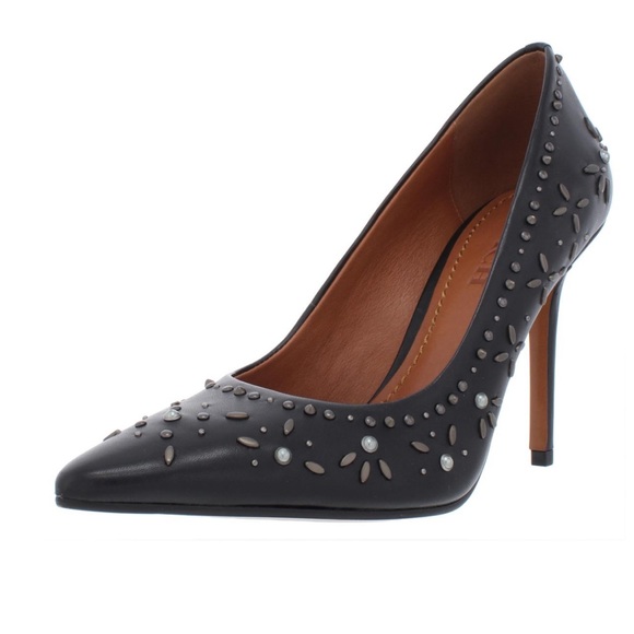 Coach Shoes Coach Prairie Rivet Waverly Black Leather Studded 4